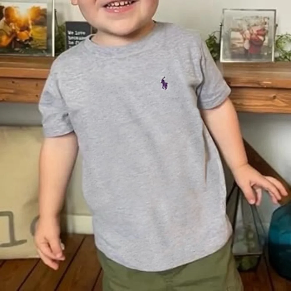 RALPH LAUREN • Polo Baby Boy Cotton Jersey Crewneck Tee Shirt